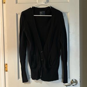 American Eagle black button up cardigan